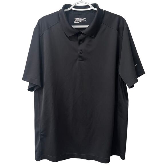 Nike Golf Men's Tour Performance Active Polo Black XL - Picture 1 of 6